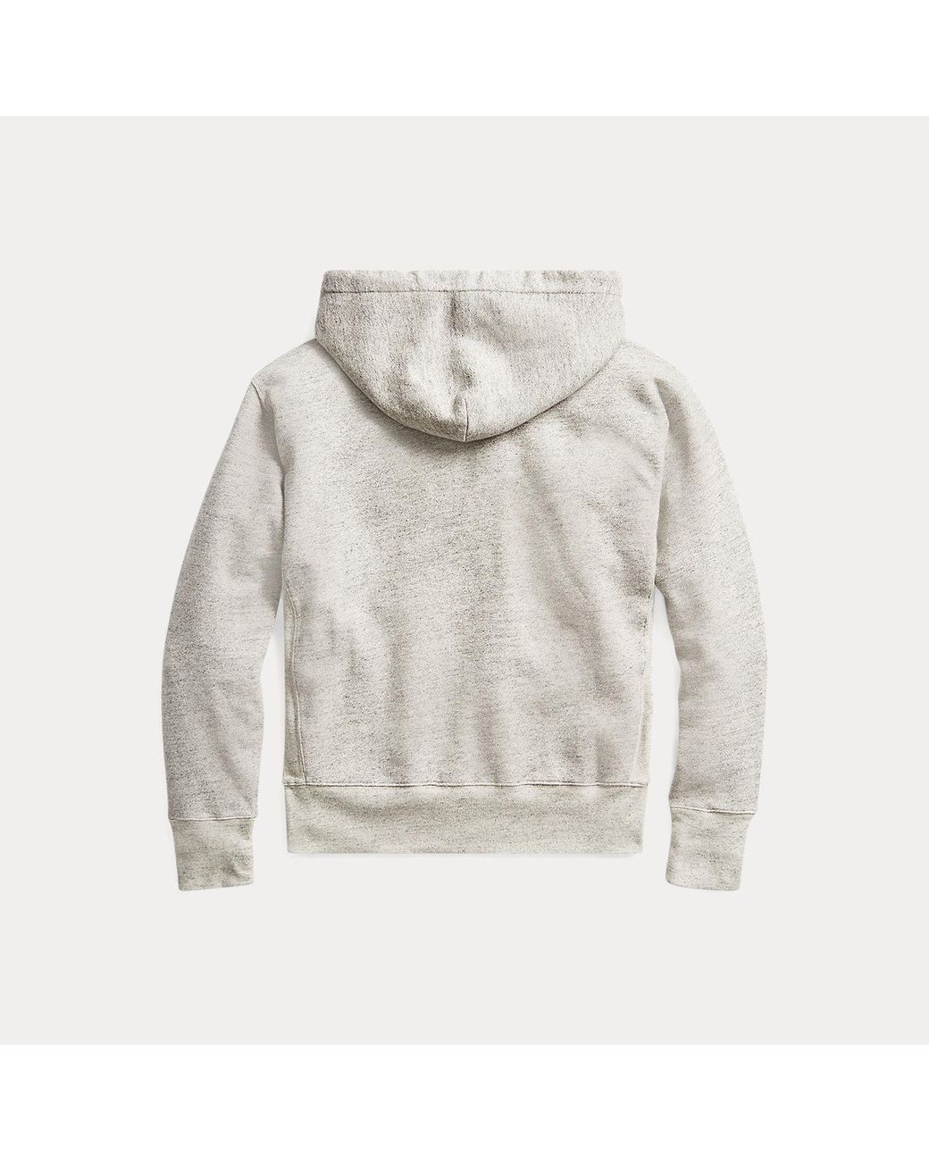 Ralph Lauren Gray Fleece Hoodie for men