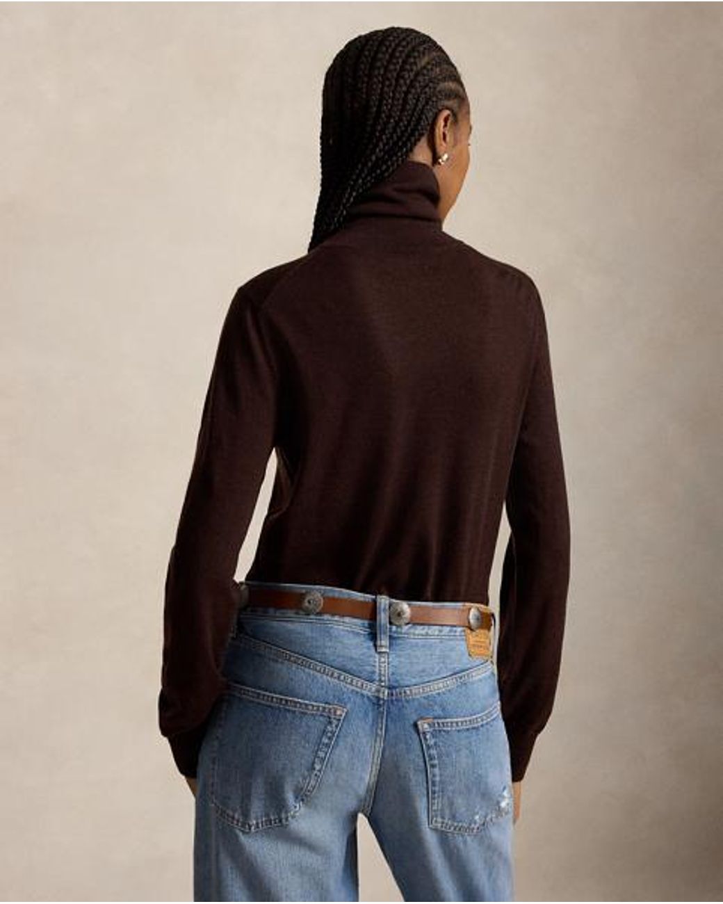 Polo Ralph Lauren Black Wool Rollneck