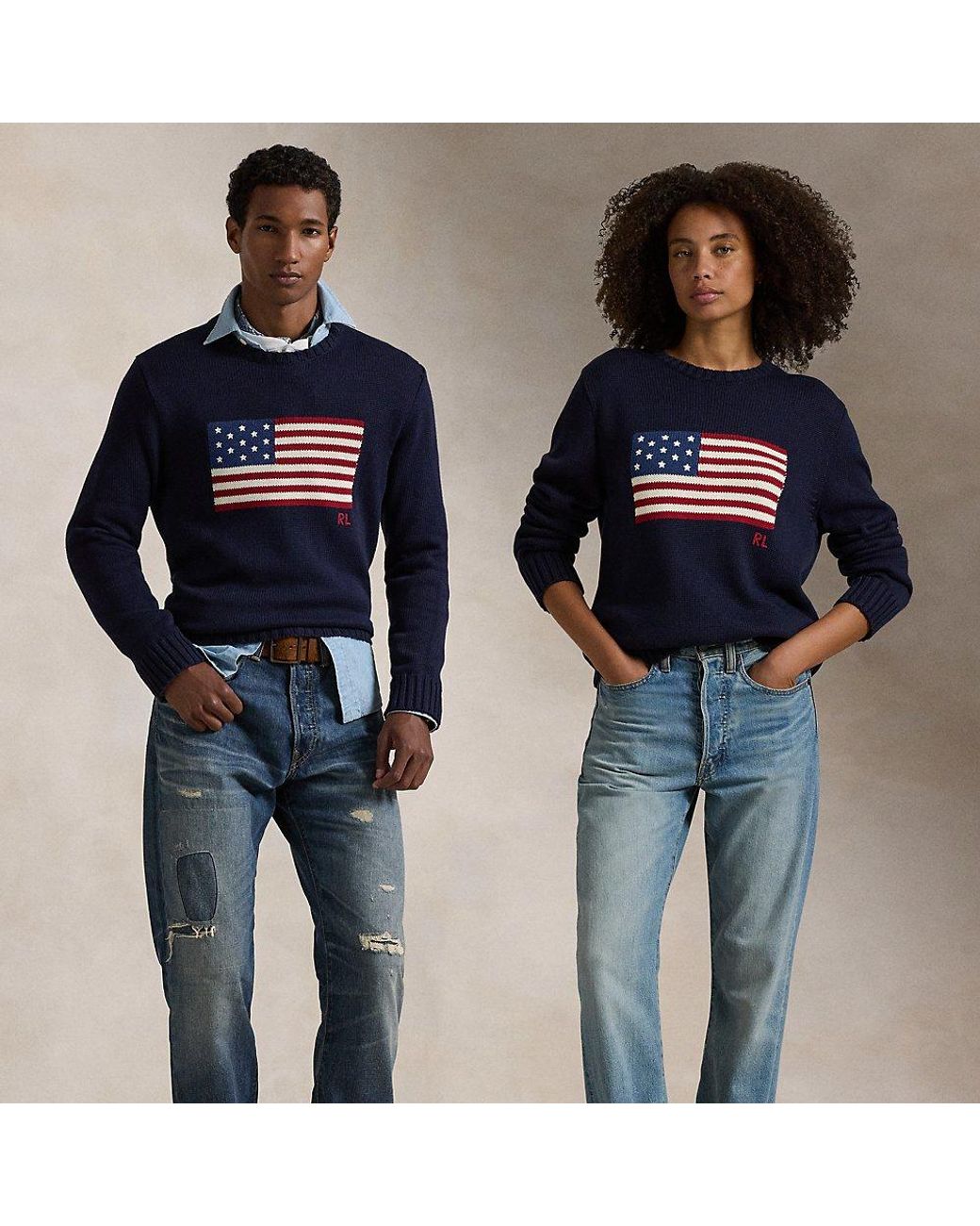 Pull drapeau ralph lauren hotsell