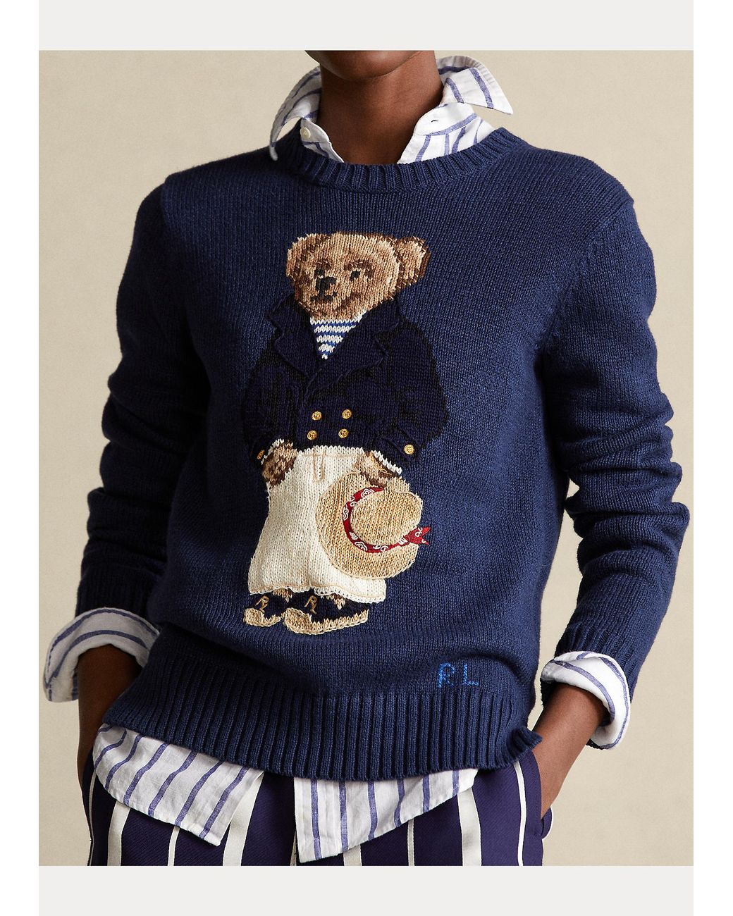 Polo Ralph Lauren Pullover mit Nautical Polo Bear in Blau | Lyst AT