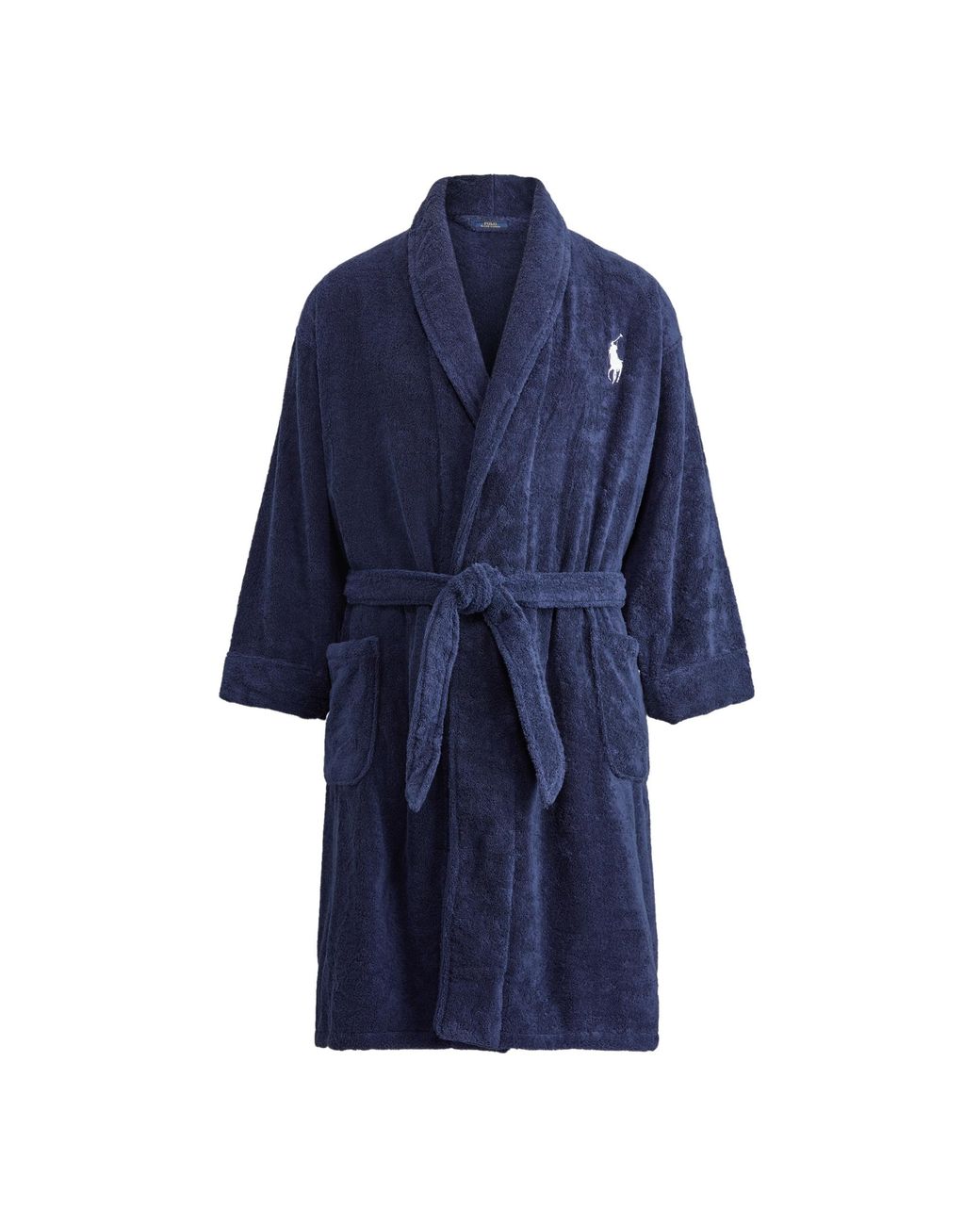 big pony cotton terry robe