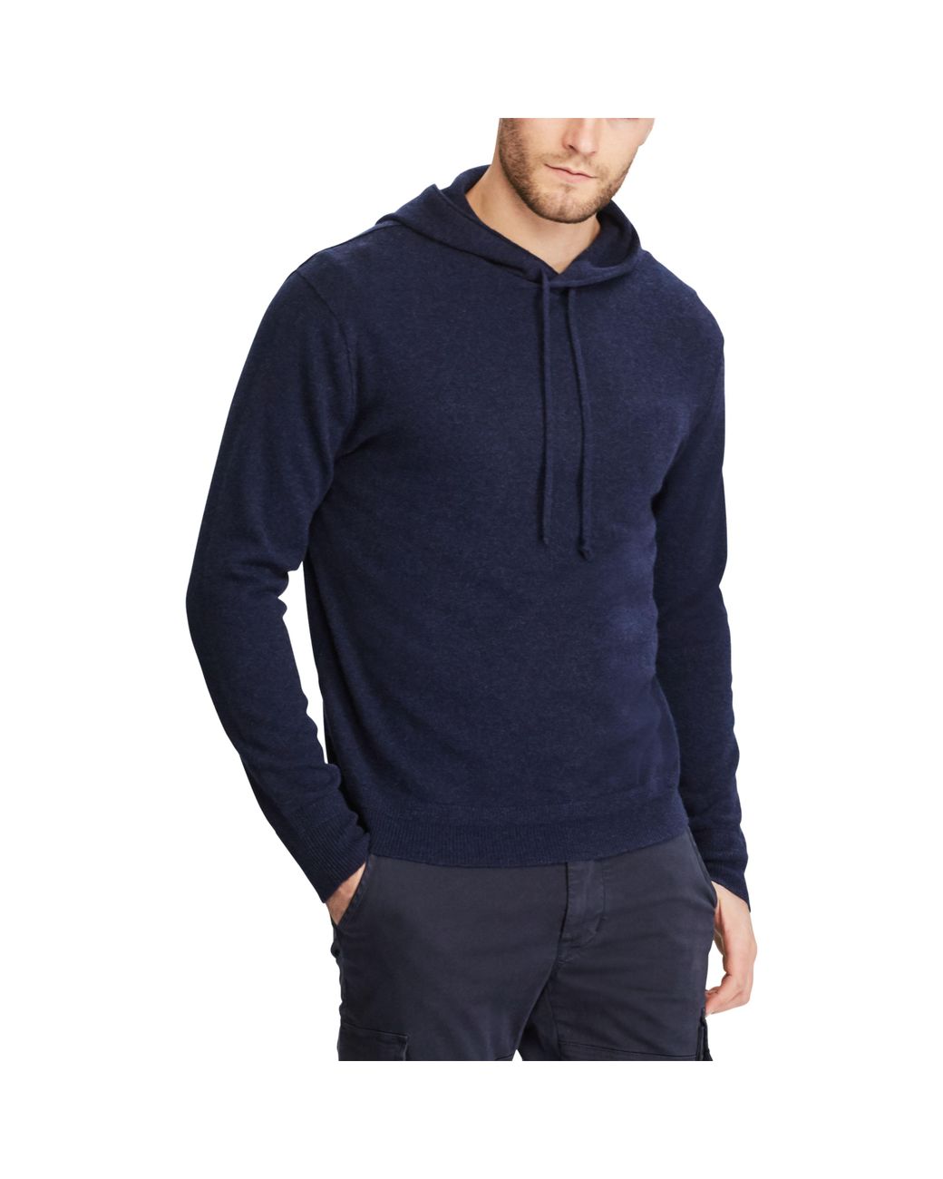 Polo Ralph Lauren Washable Cashmere Hoodie in Blue for Men