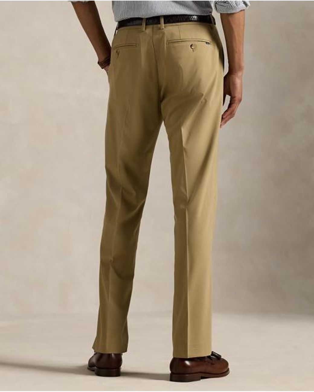 Polo Ralph Lauren Blue Manhasset Stretch Straight Fit Trousers for men