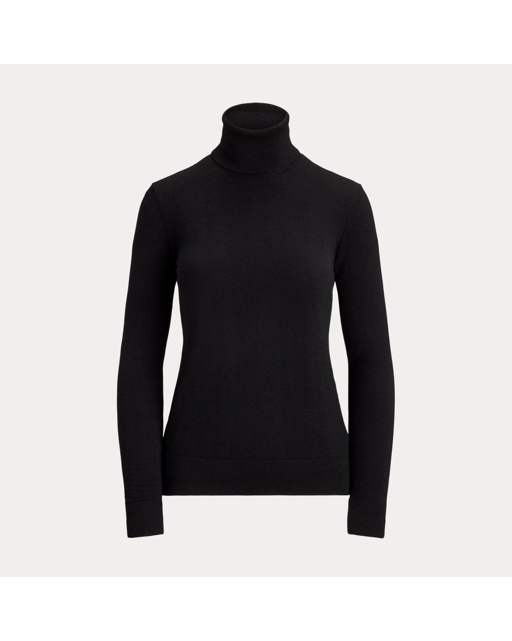 Ralph Lauren Black Cashmere Turtleneck Sweater