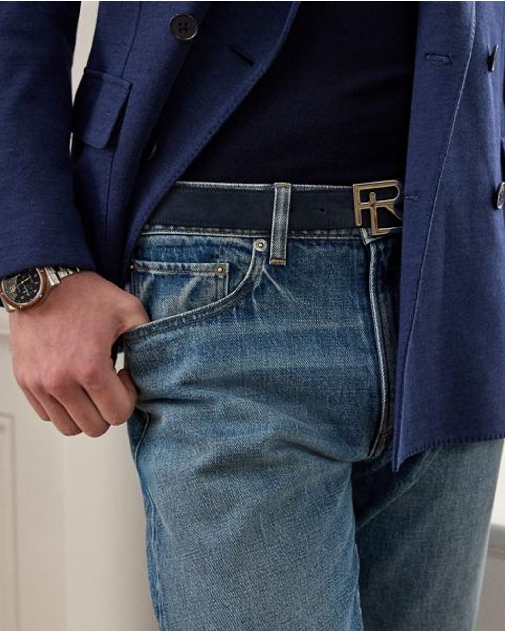 Ralph Lauren Blue Straight Fit Jean for men