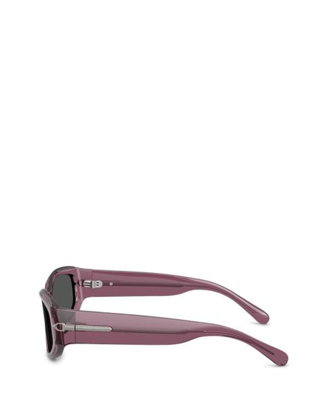 Ralph Lauren Purple Stirrup Rectangle Sunglasses