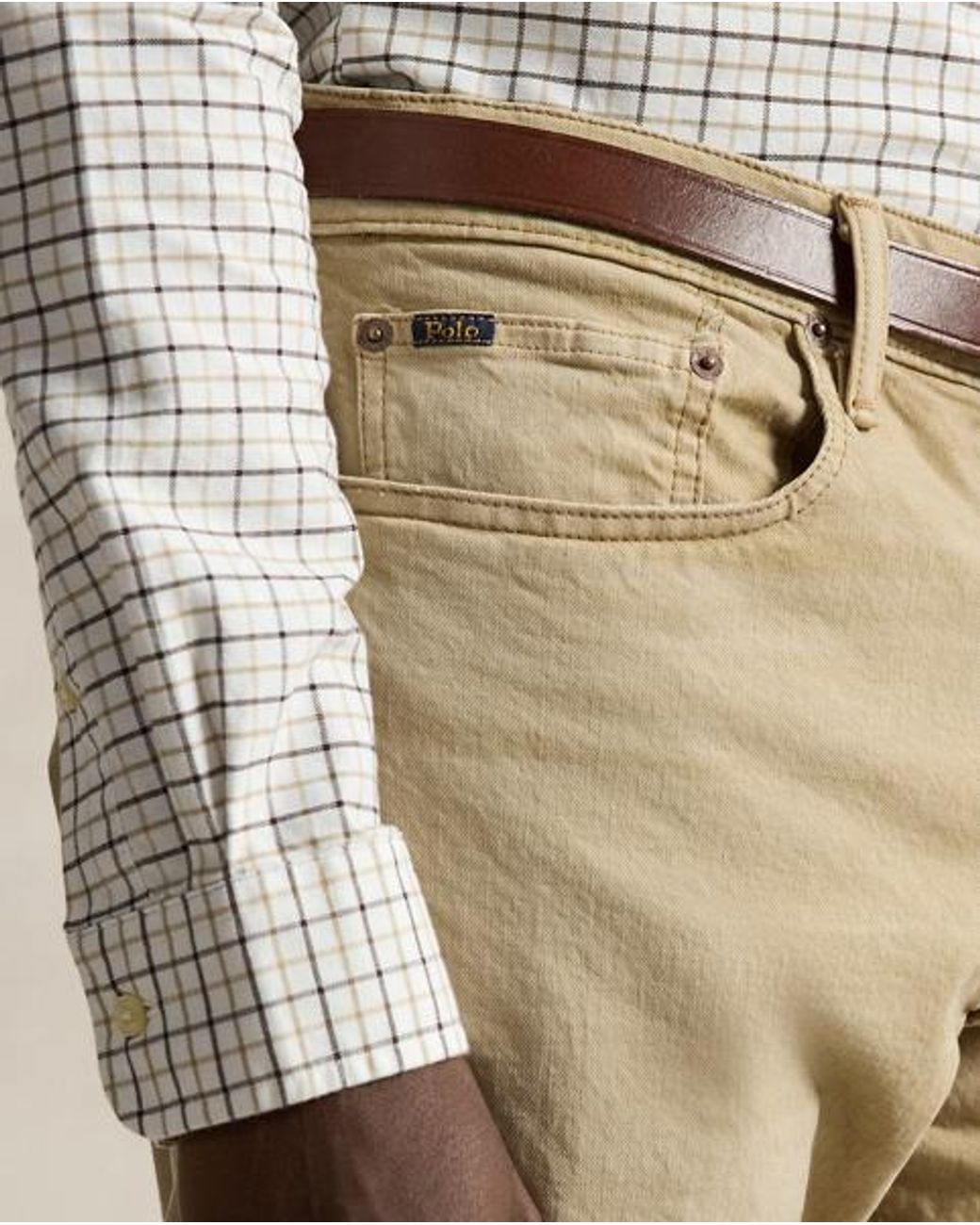 Polo Ralph Lauren Natural Hampton Straight Garment-Dyed Jean for men