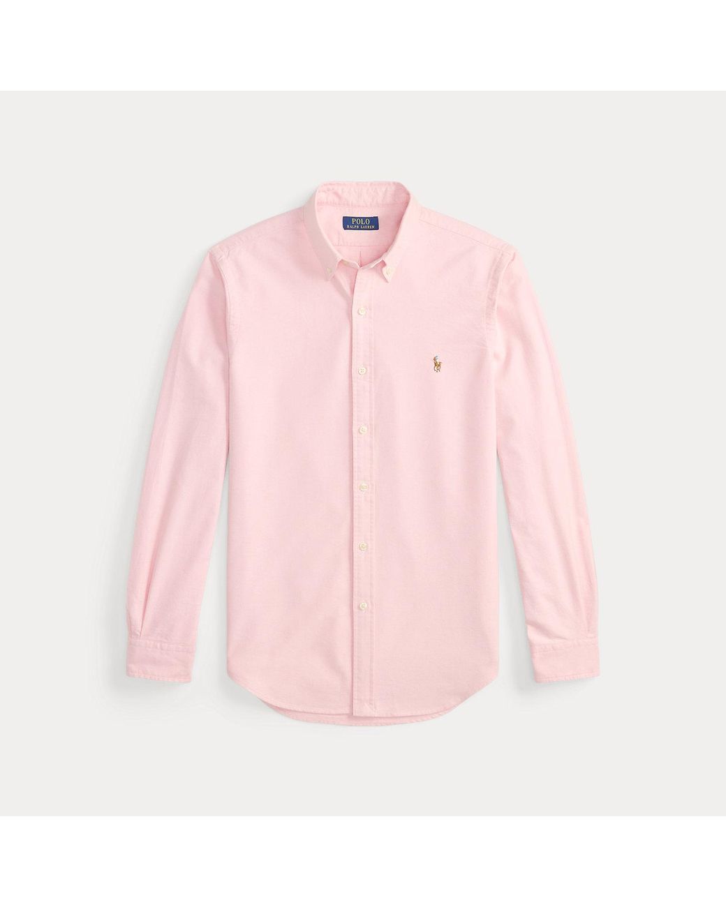 Polo Ralph Lauren Pink Slim Fit Oxford Shirt for men