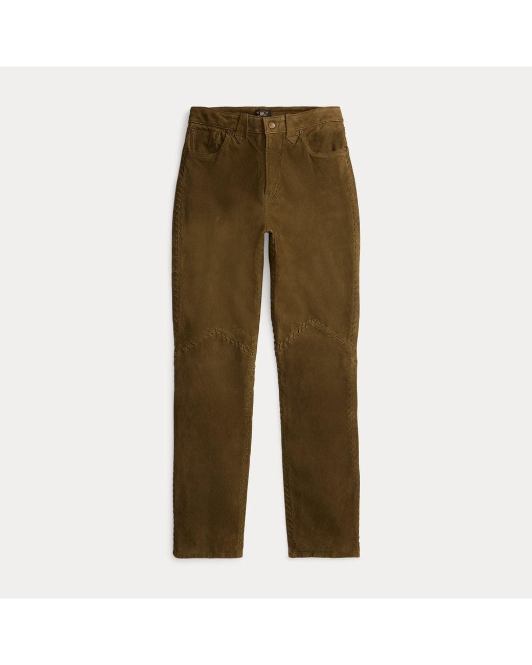 RRL Blue Suede Western Trousers