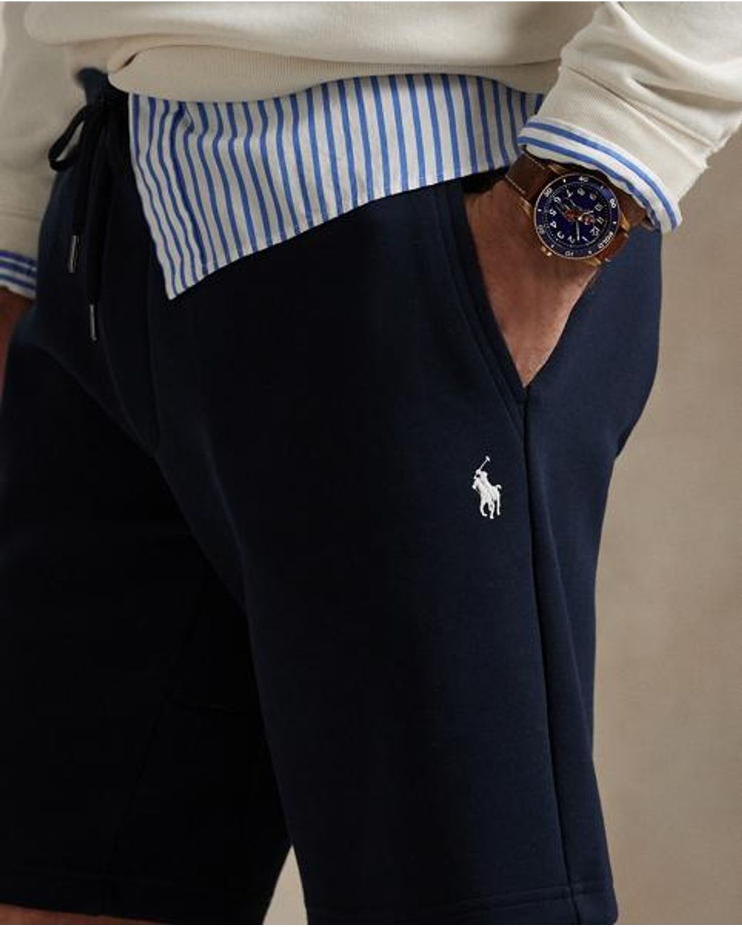 Polo Ralph Lauren Blue 23-cm Double-knit Short for men