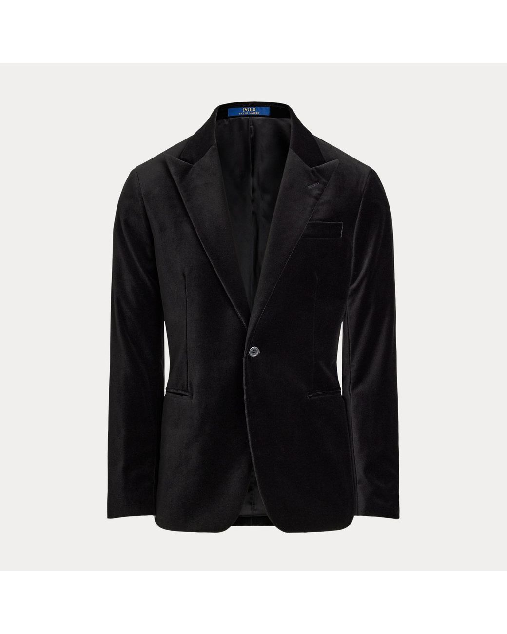 Polo Ralph Lauren Black Modern Fit Velvet Jacket for men