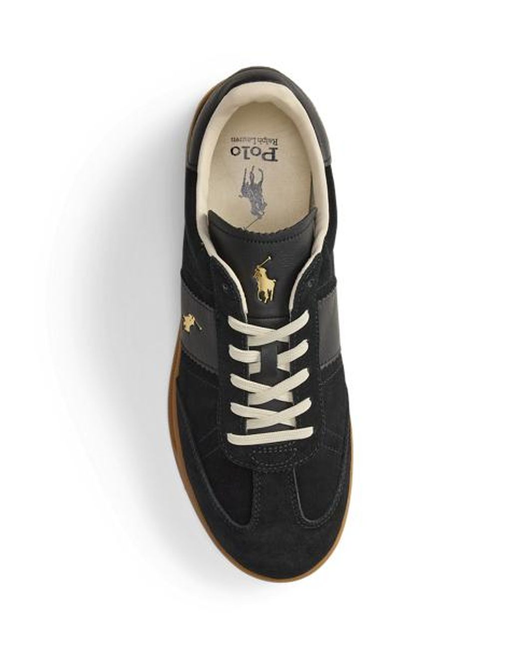 Polo Ralph Lauren Black Aera Low-Top Trainers for men