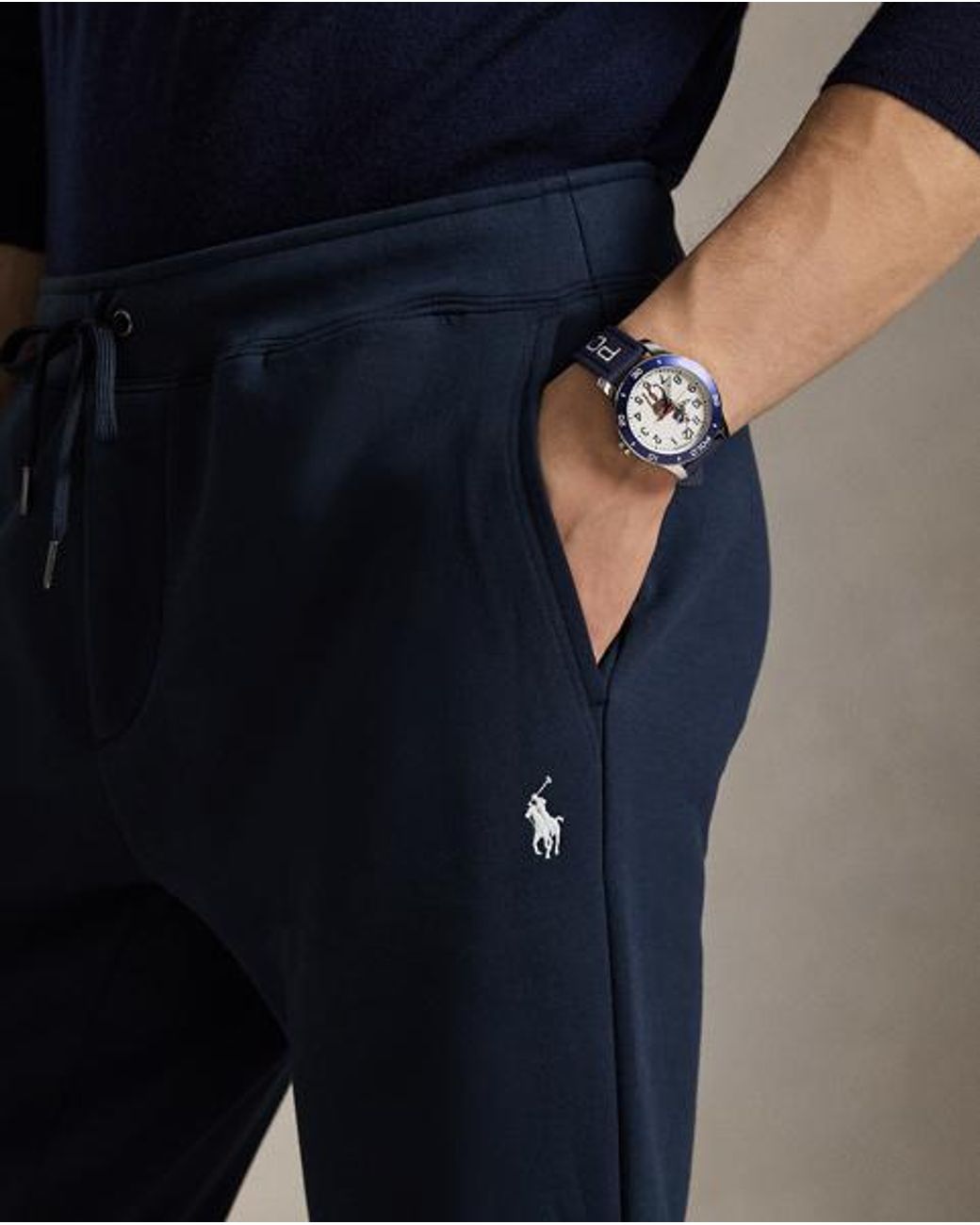 Polo Ralph Lauren Blue Double-knit Joggers for men