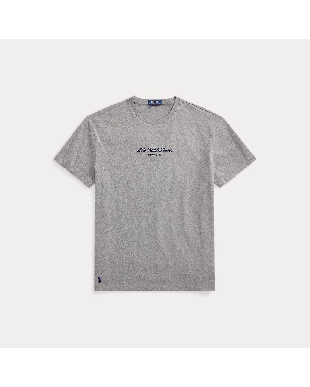 Polo Ralph Lauren Gray Classic Fit Logo Jersey T-Shirt for men