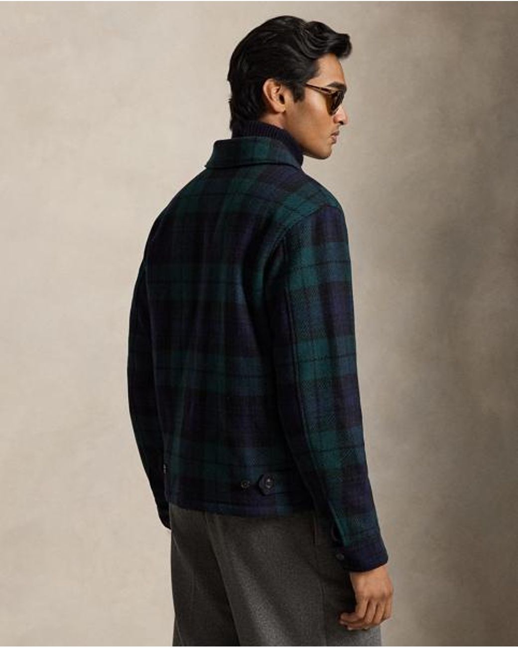 Polo Ralph Lauren Blue The Langdon Plaid Tweed Jacket for men