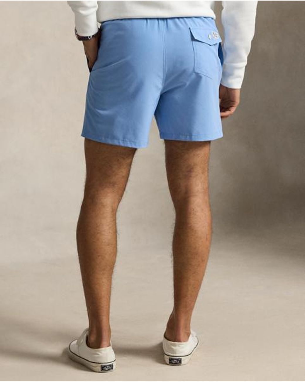 Polo Ralph Lauren Blue 5.75-Inch Traveler Classic Swim Trunk for men