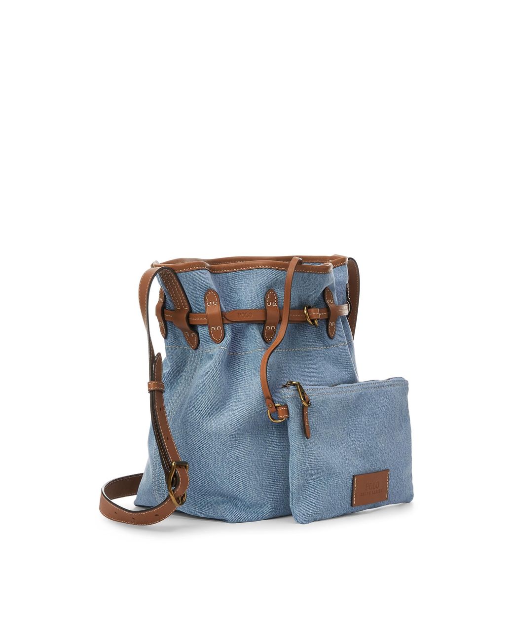 Polo Ralph Lauren Denim Bellport Bucket Bag in Blue Lyst