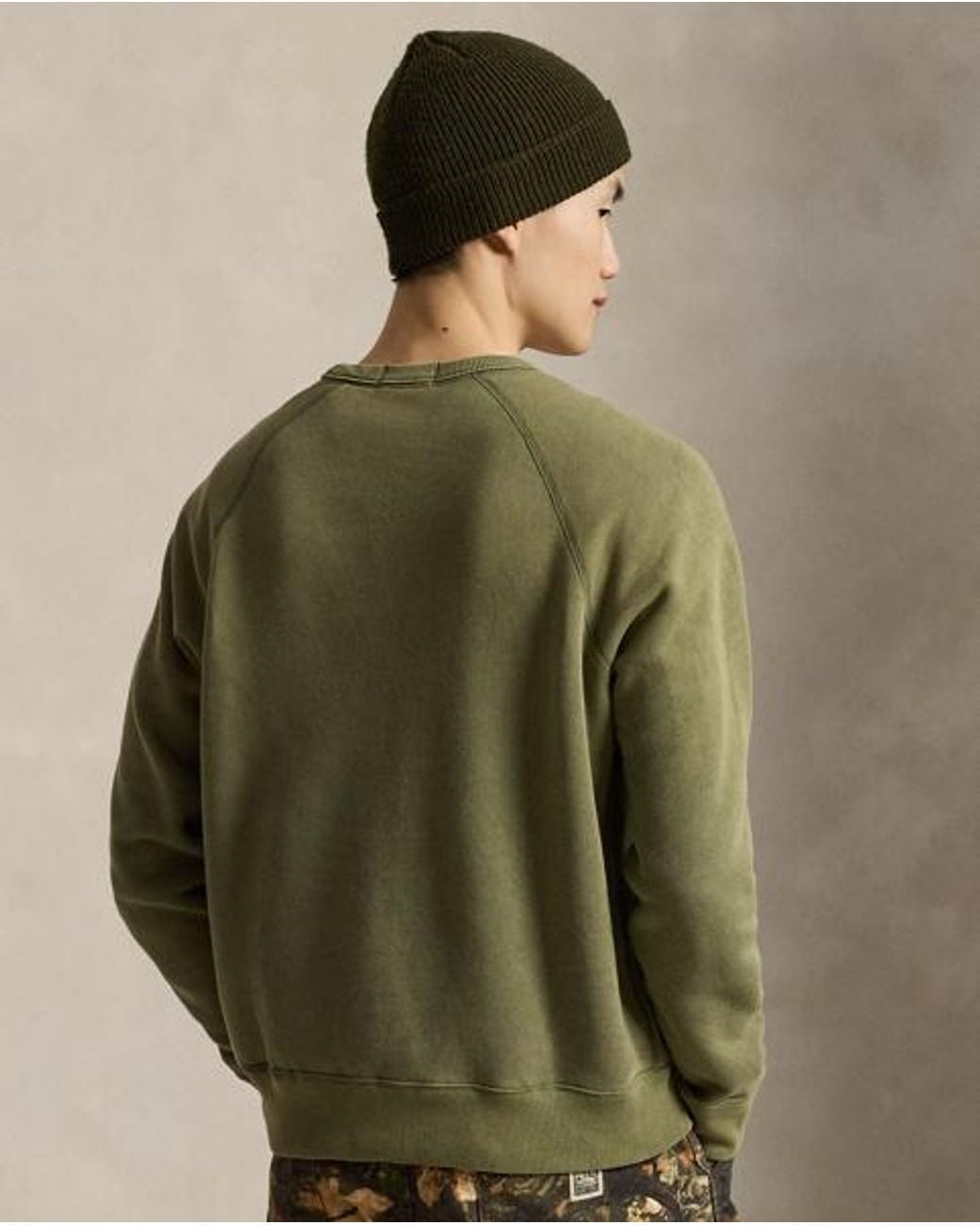 Polo Ralph Lauren Green Polo Bear Fleece Sweatshirt for men