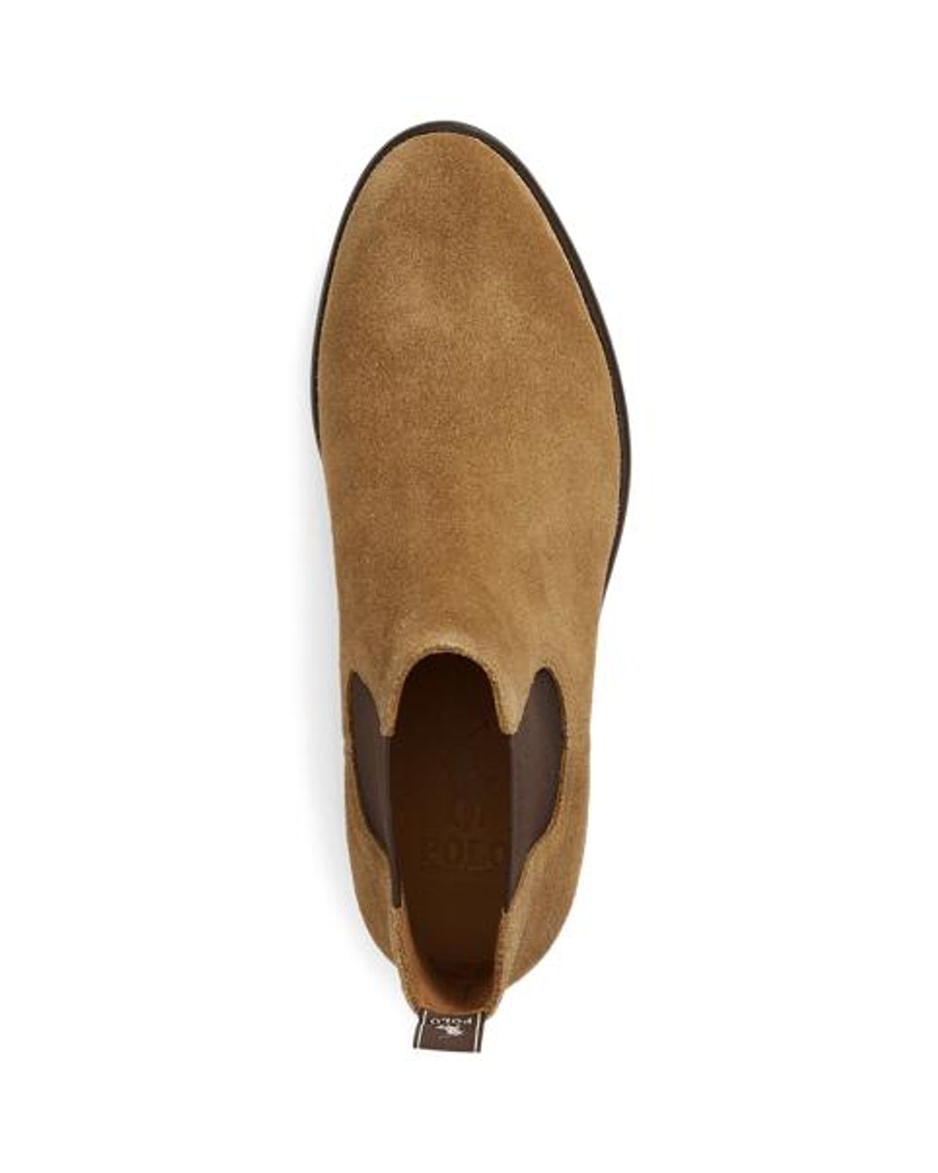 Polo Ralph Lauren Brown Owen Suede Chelsea Boot for men