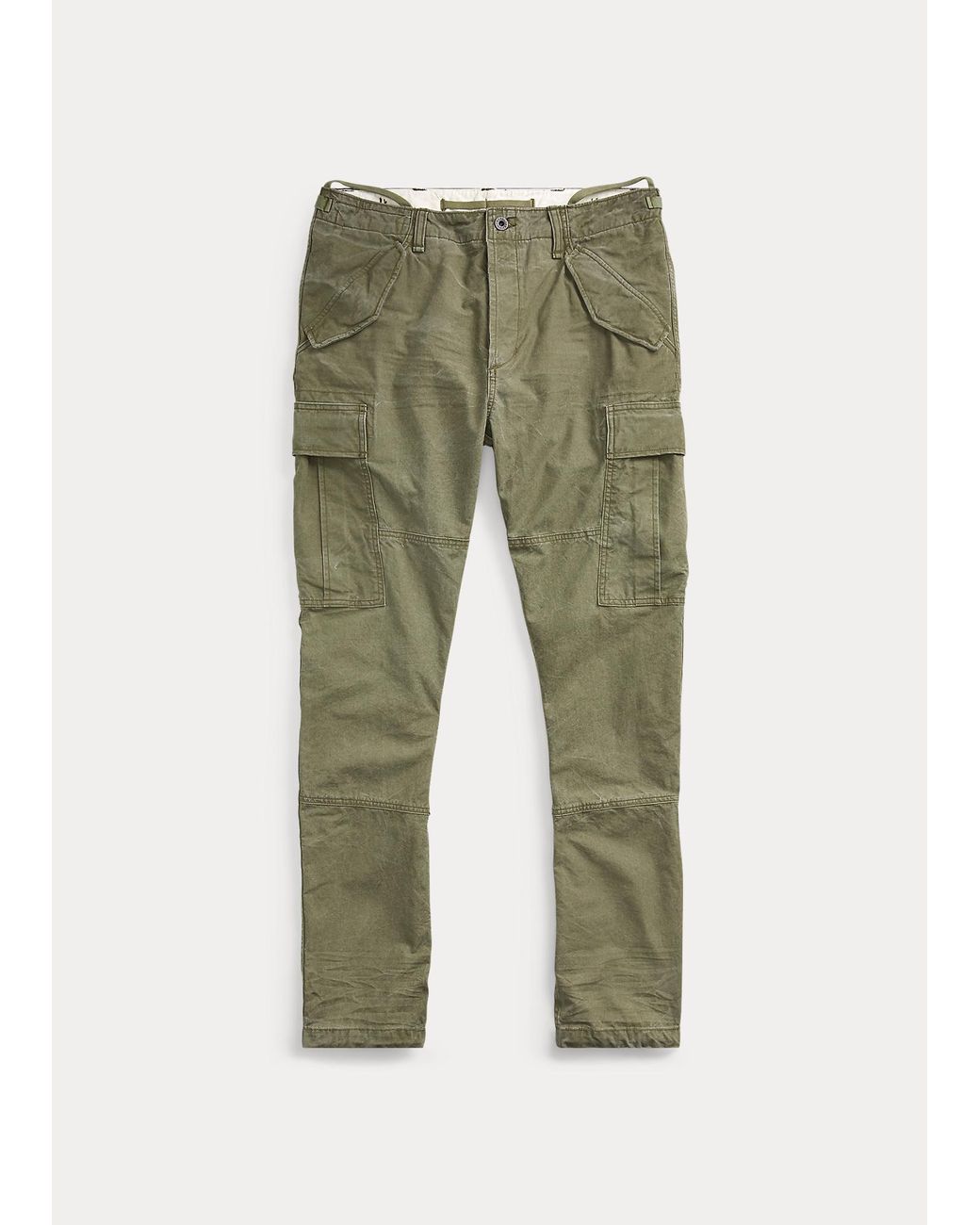 Polo Ralph Lauren Classic Tapered Fit Cargo Trouser in British Olive ...