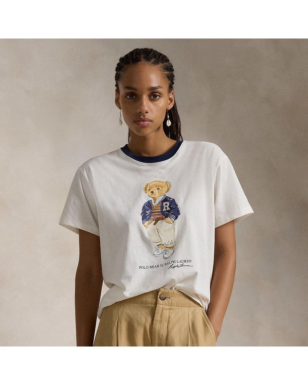 Polo ralph lauren teddy bear t shirt sale