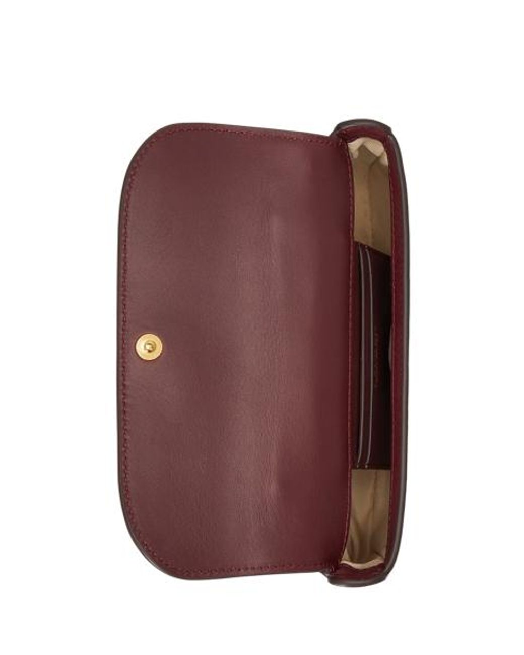 Ralph Lauren Blue Marcy Leather Crossbody Wallet