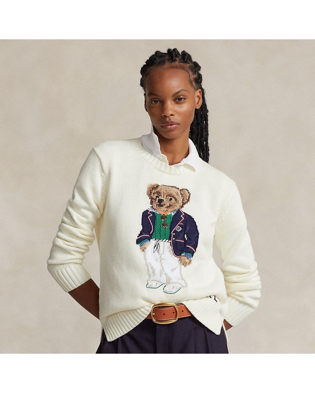 Polo bear crewneck online sweater