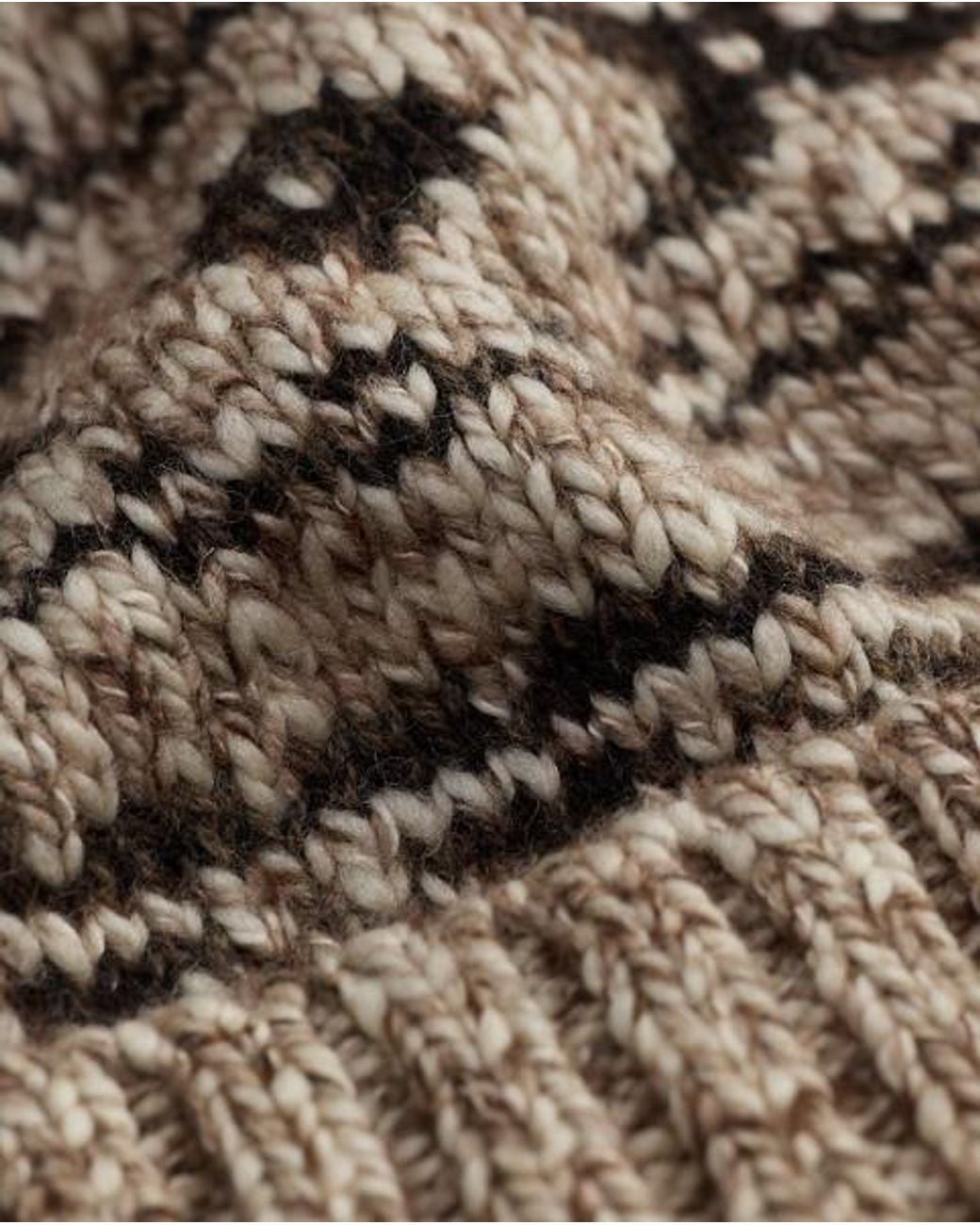 RRL Natural Fair Isle Wool-Blend Watch Cap for men