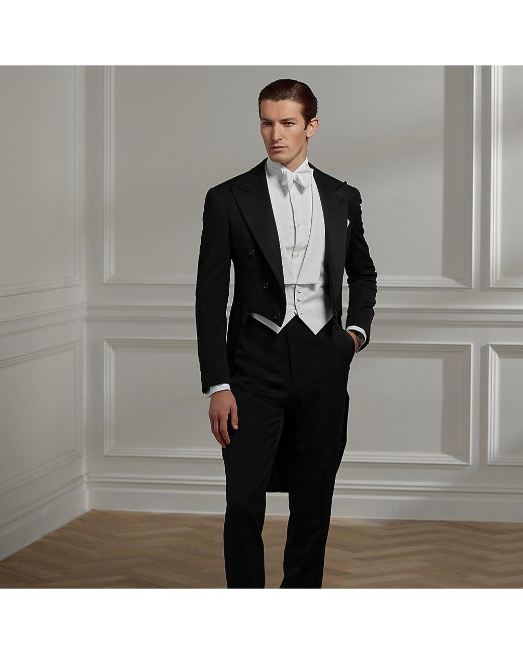 Ralph Lauren Purple Label Ralph Lauren Gregory Handmade Tailcoat Tuxedo in  Black for Men | Lyst