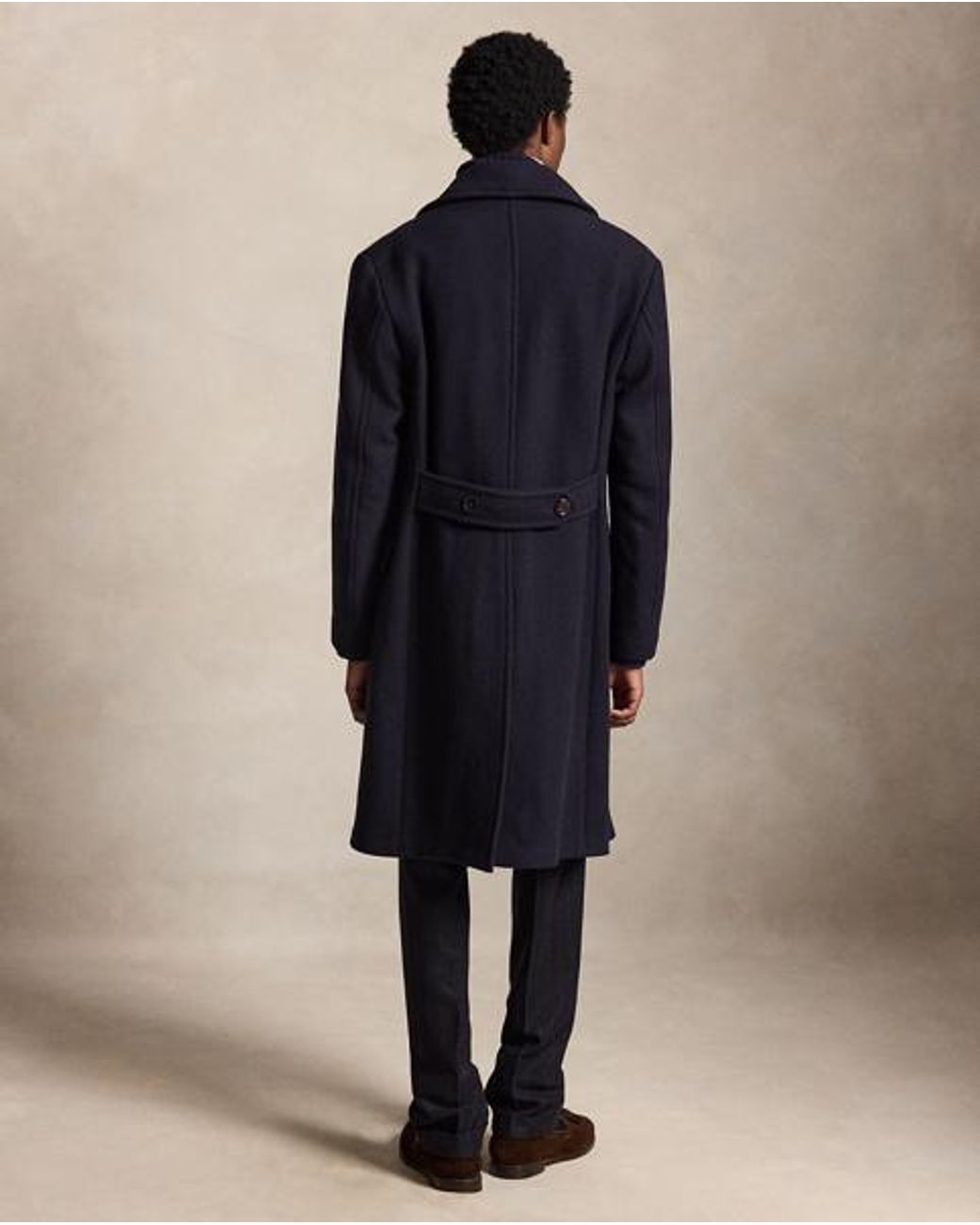 Polo Ralph Lauren Blue Polo Soft Tailored Wool-Blend Topcoat for men