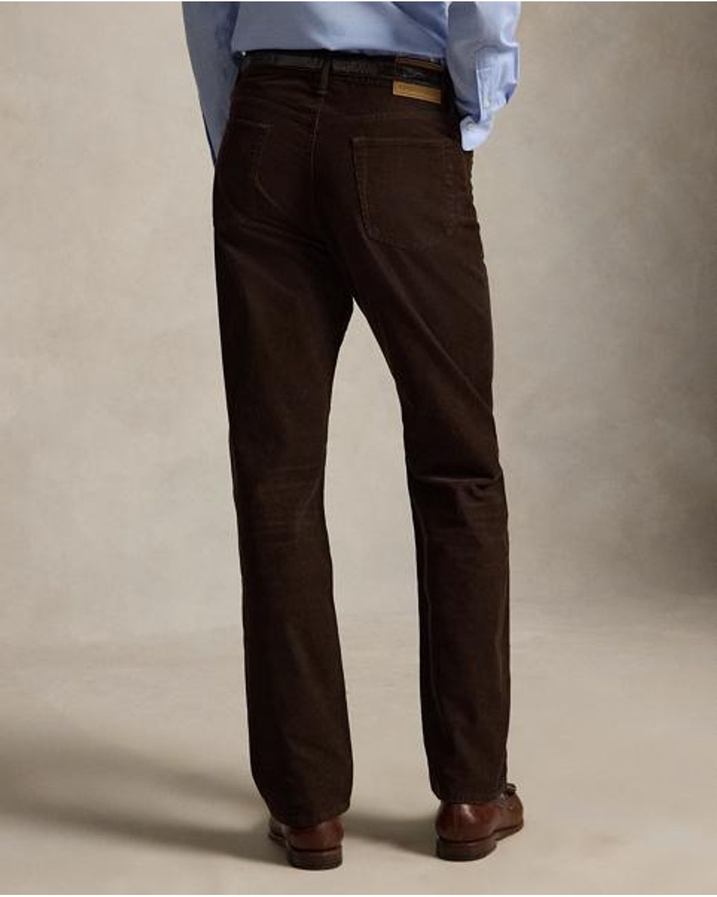 Polo Ralph Lauren Blue Straight Fit Corduroy Trouser for men