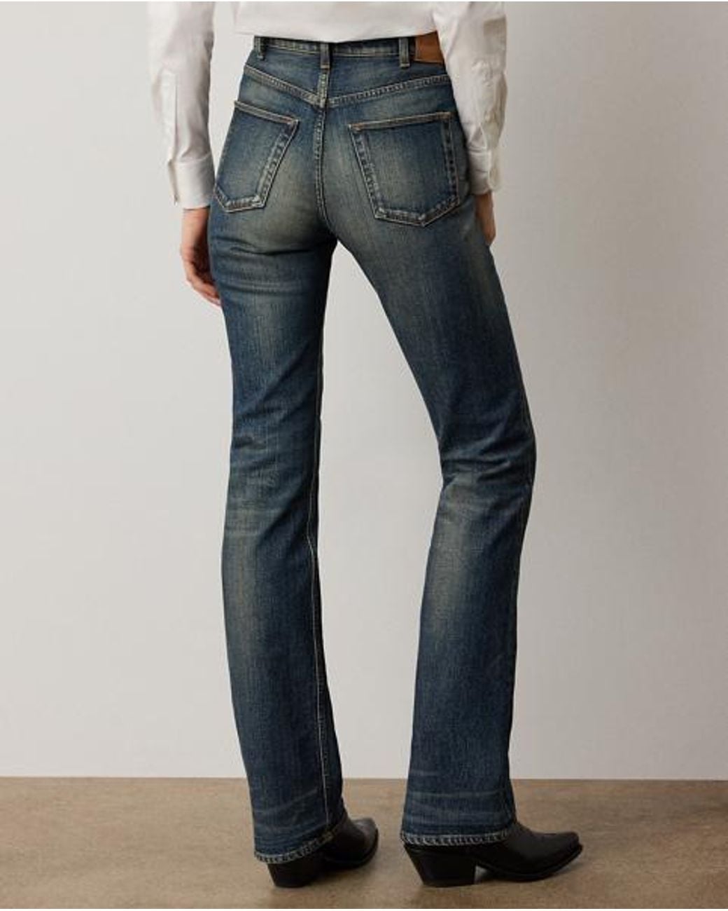 Ralph Lauren Black Kaida Relaxed Bootcut Jean