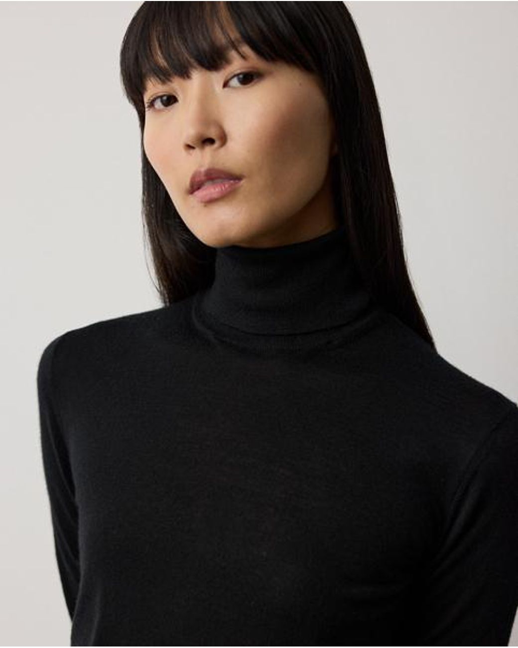 Ralph Lauren Black Cashmere Turtleneck Sweater
