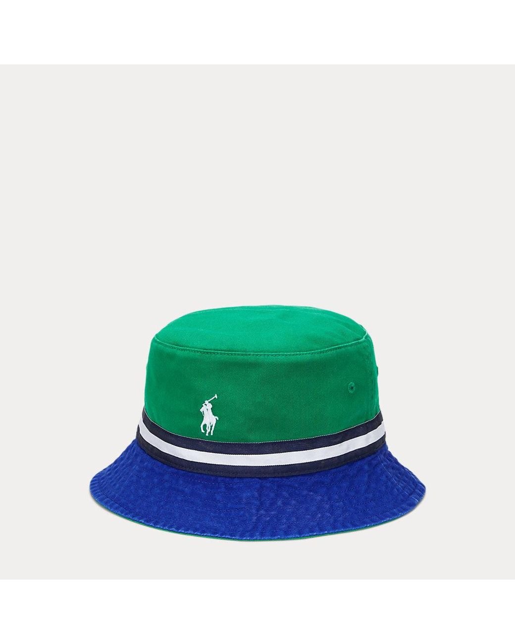 Polo Ralph Lauren Us Open Reversible Bucket Hat in Green for Men Lyst UK