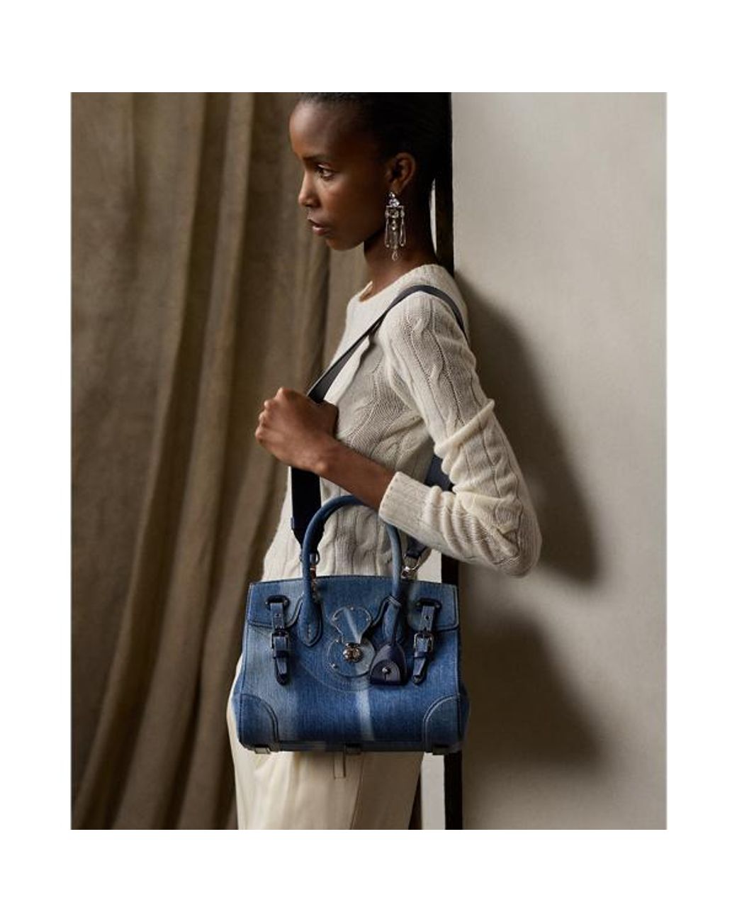 高評価！ ralph-lauren-collection-Blue- シャツ/ブラウス(長袖/七分)