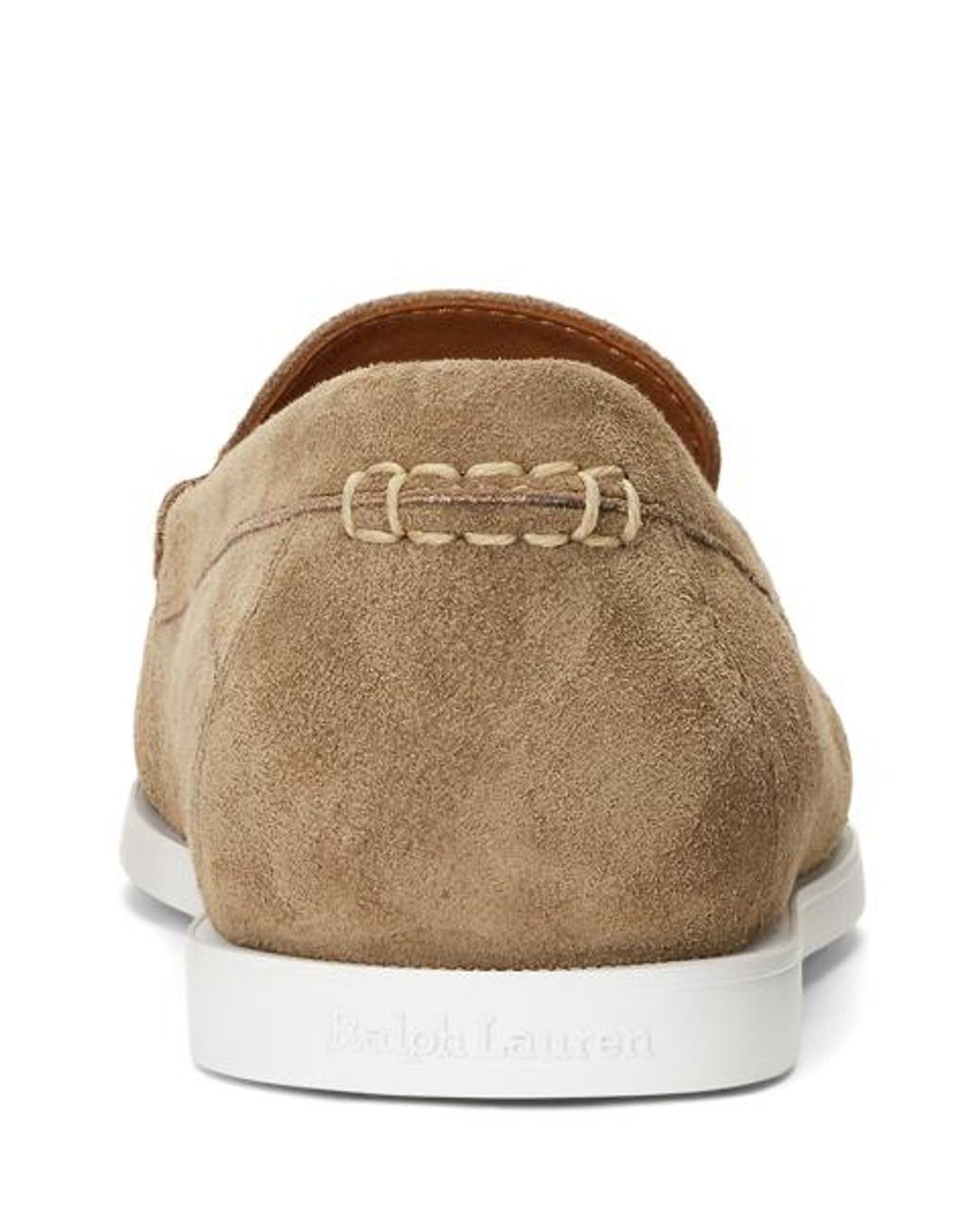 Polo Ralph Lauren Natural Merton Suede Venetian Loafers for men