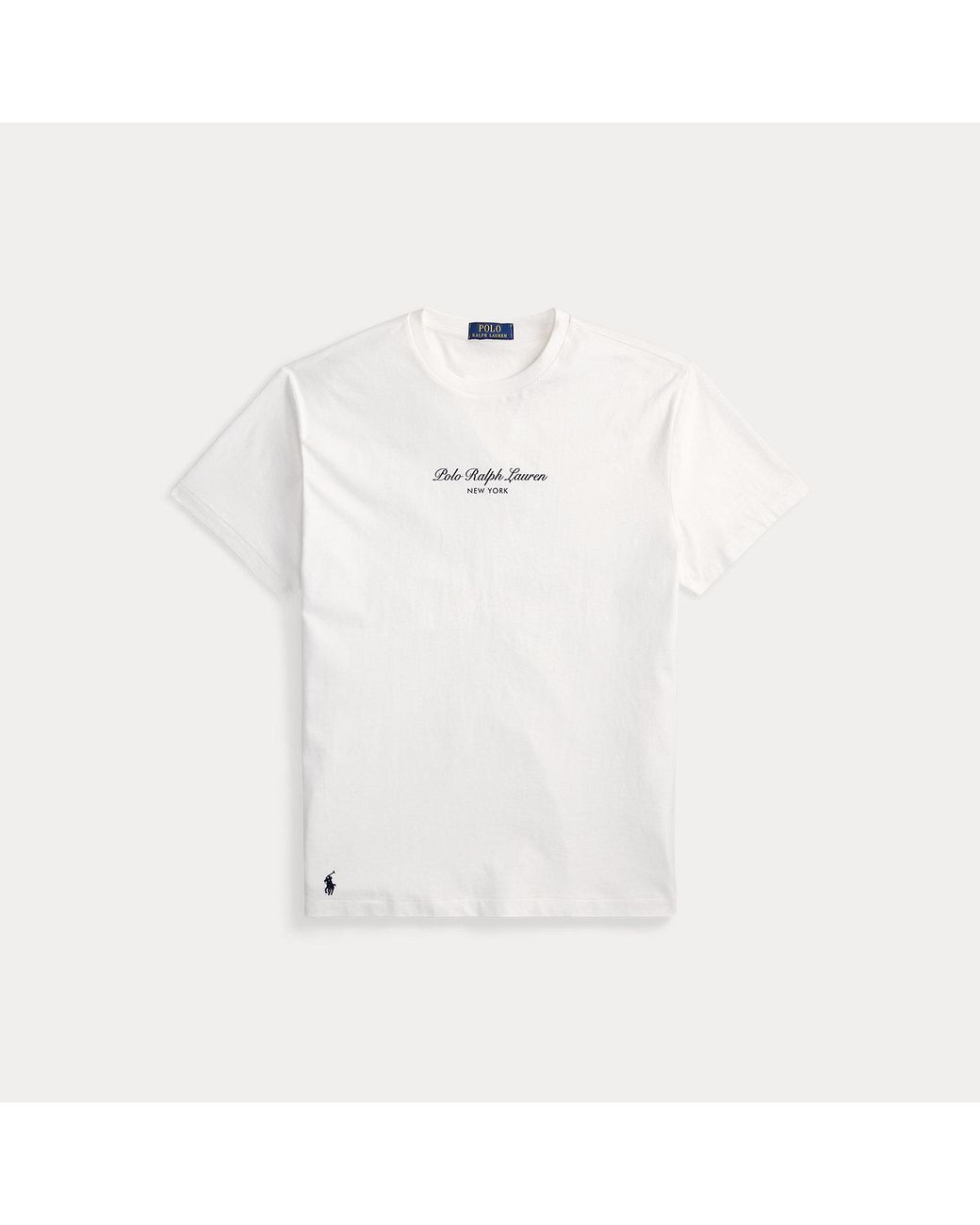 Polo Ralph Lauren White Classic Fit Logo Jersey T-Shirt for men