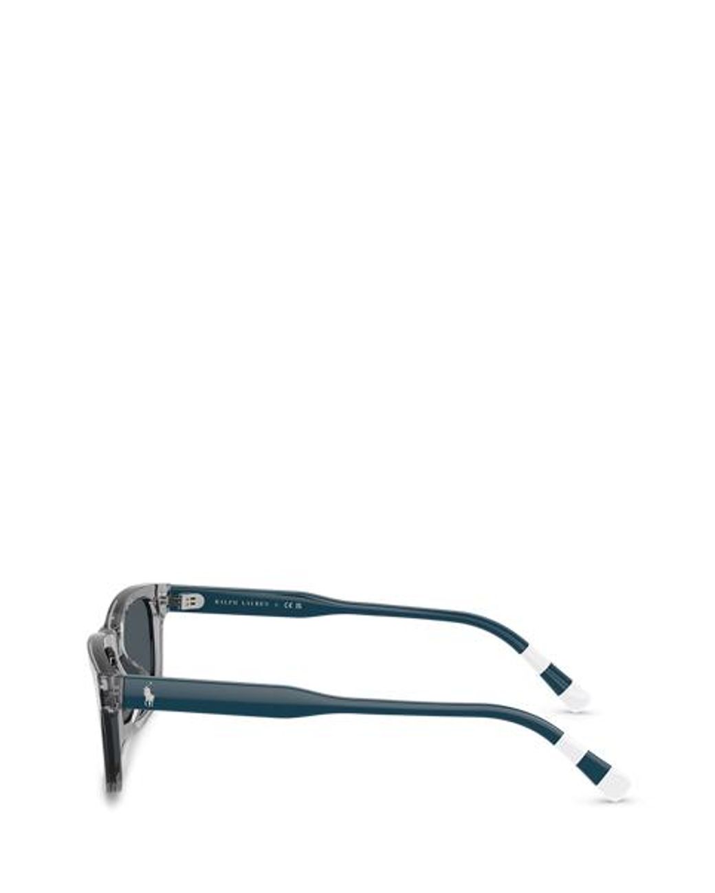 Polo Ralph Lauren Brown Rugby-Stripe Sunglasses for men
