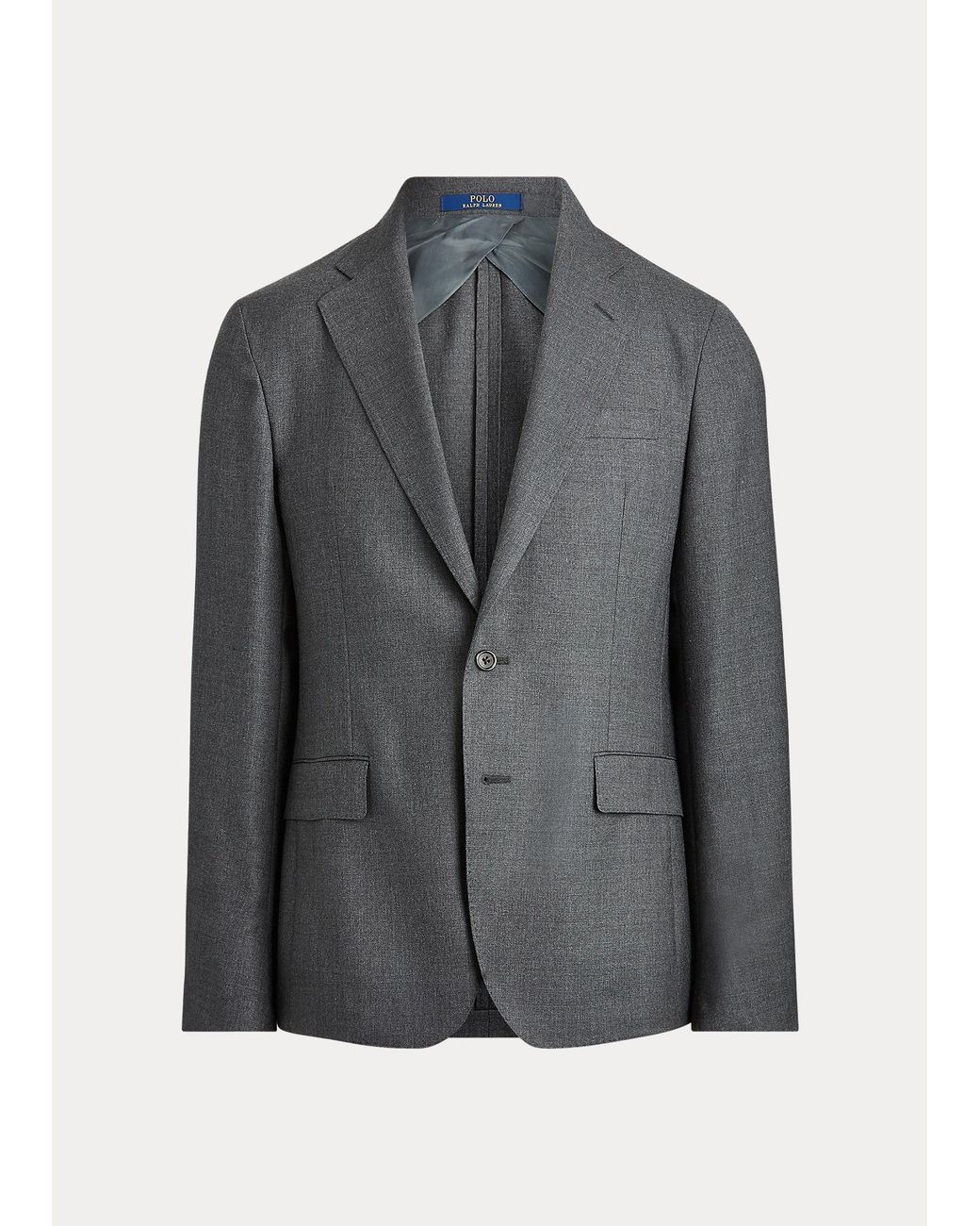 Ralph Lauren Silk Polo Soft Traveller Wool Suit Jacket in Grey for Men ...