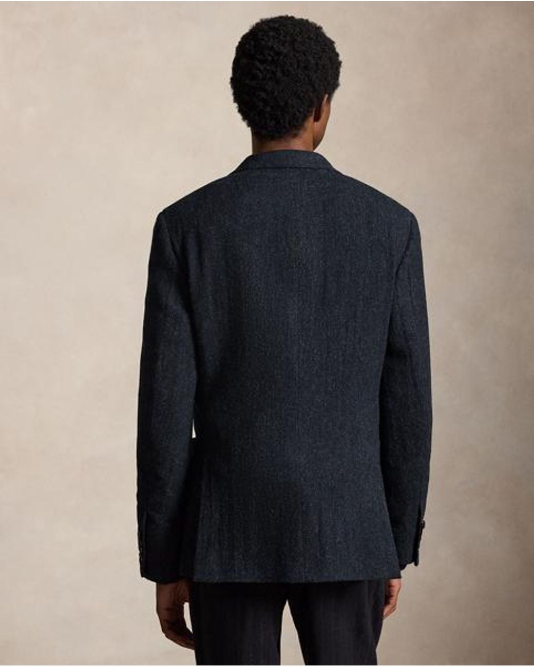 Polo Ralph Lauren Blue Polo Tailored Fit Tweed Blazer for men