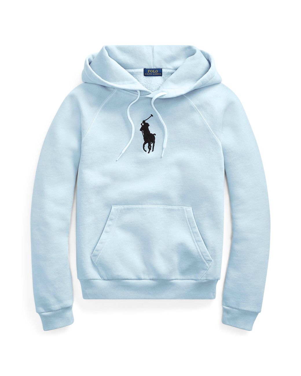 Sweat à capuche Big Pony coupe raccourcie Polo Ralph Lauren en coloris Bleu  | Lyst