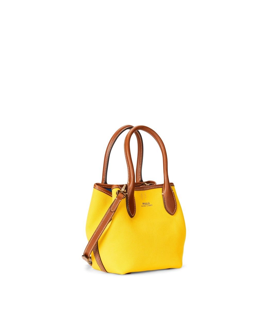 Yellow ralph lauren purse sales