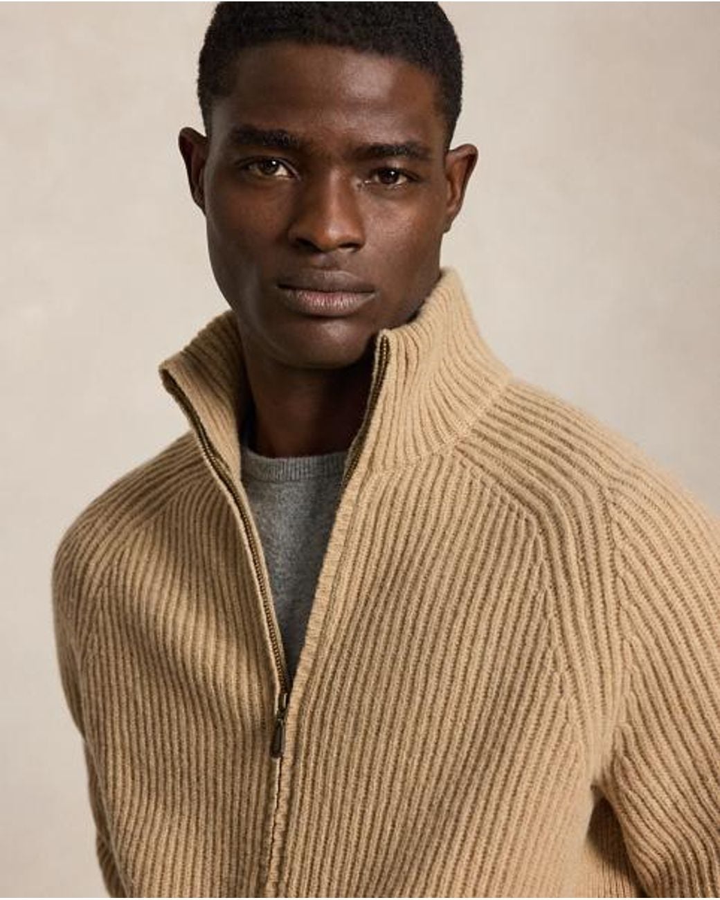 Jersey Con Cremallera De Lana Polo Ralph Lauren de hombre de color Natural