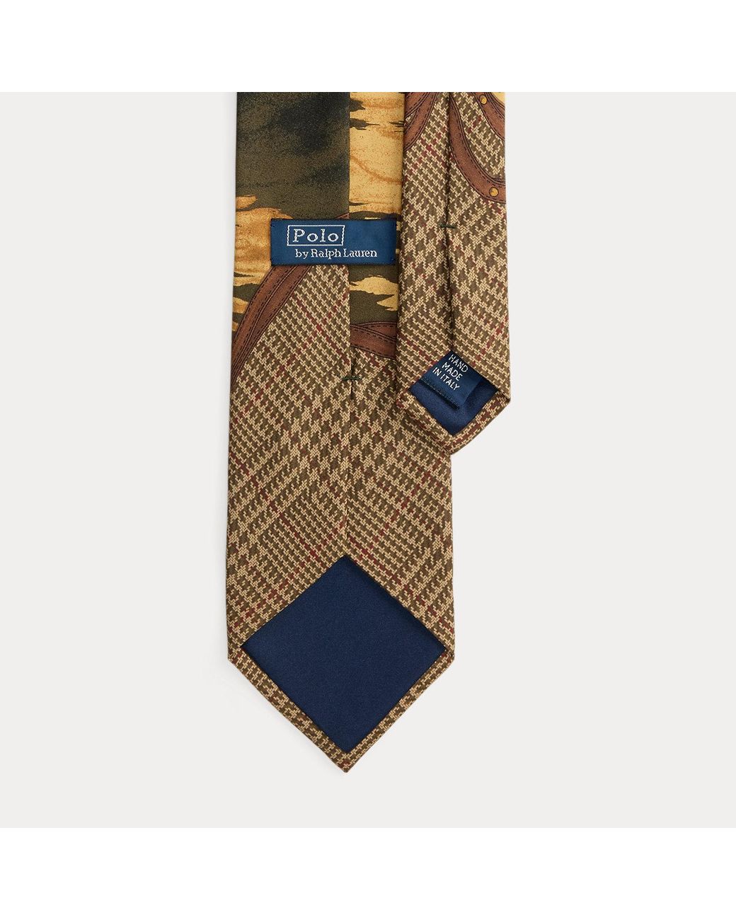 Polo Ralph Lauren Multicolor Graduate Duck-Print Silk Tie for men