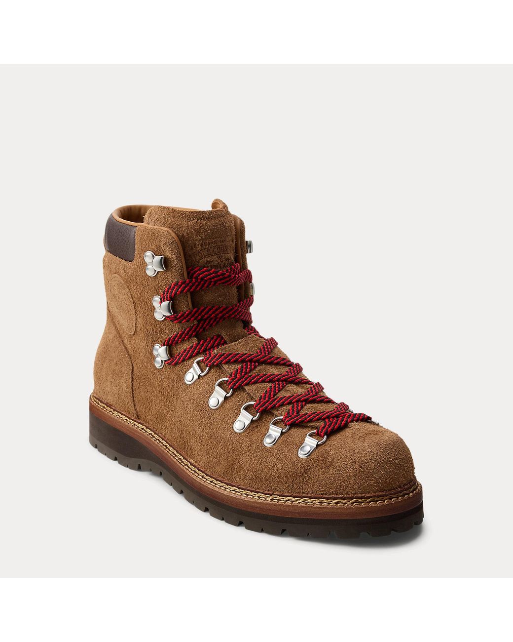 Polo Ralph Lauren Brown Alpine Suede Trail Boot for men