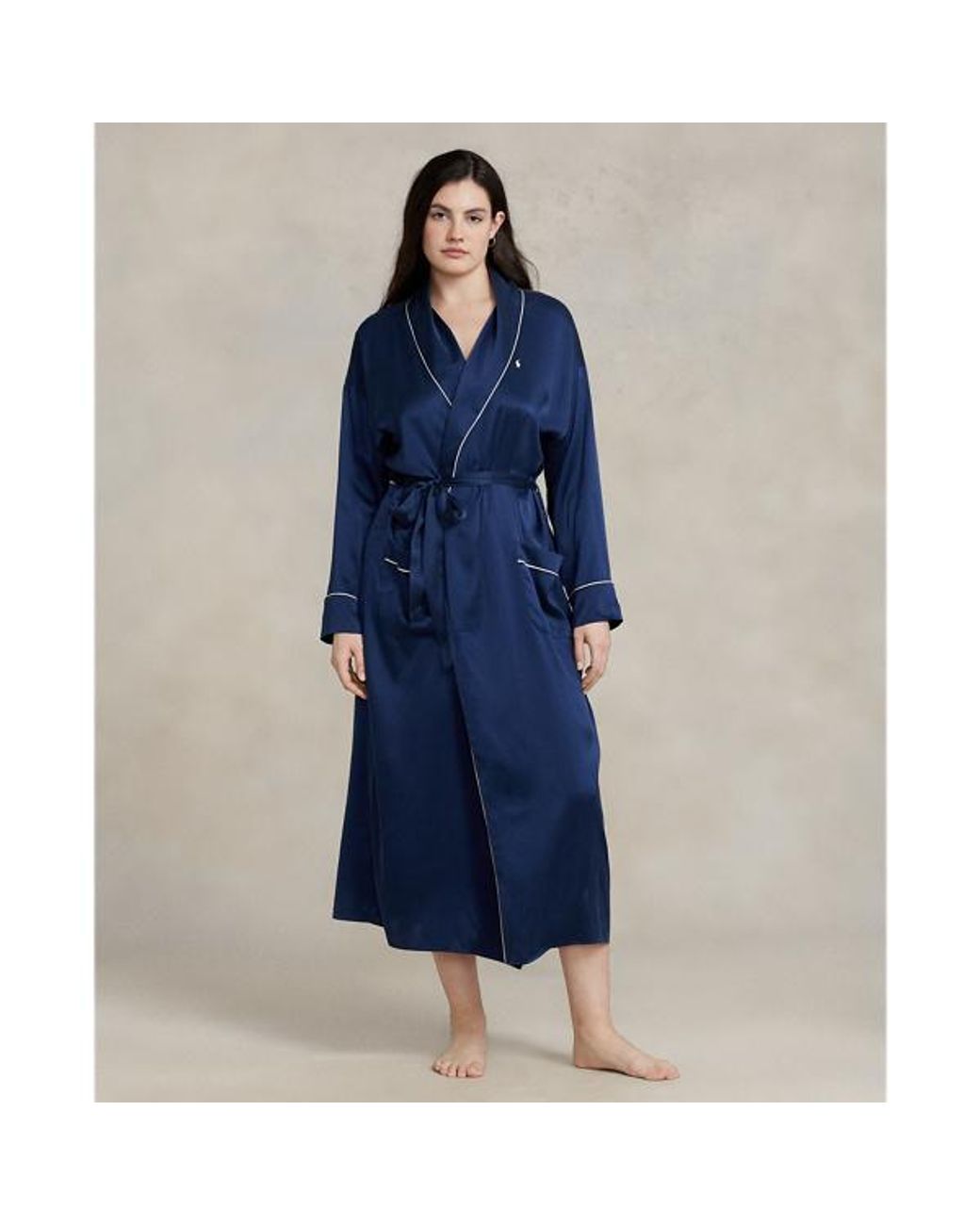 Lauren ralph lauren silk stretch cotton dress shop