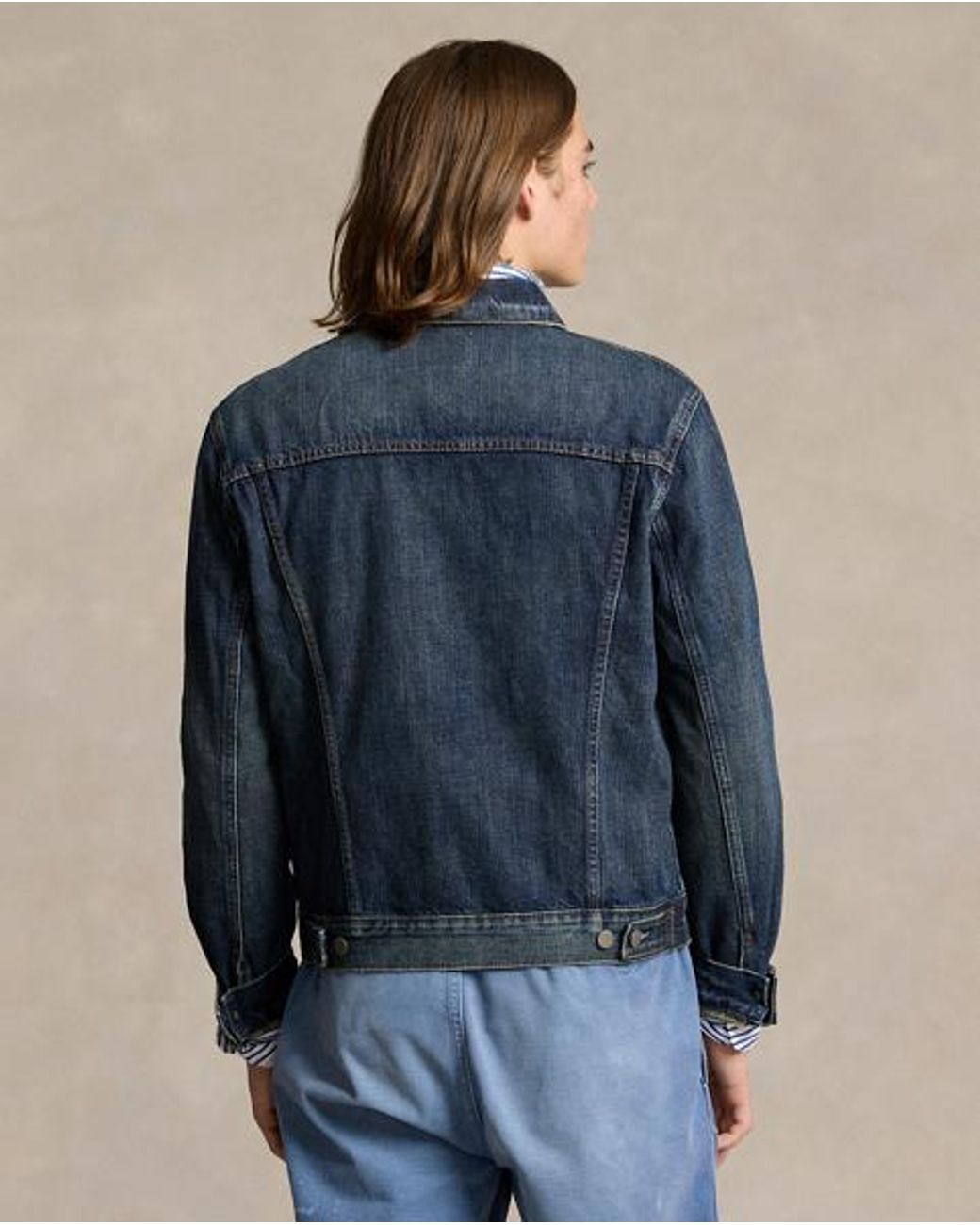 Polo Ralph Lauren Blue Denim Cotton Trucker Jacket for men