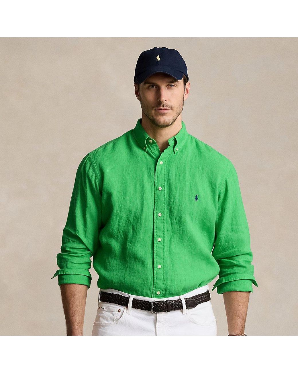 Polo Ralph Lauren Ralph Lauren Lightweight Linen Shirt in Green