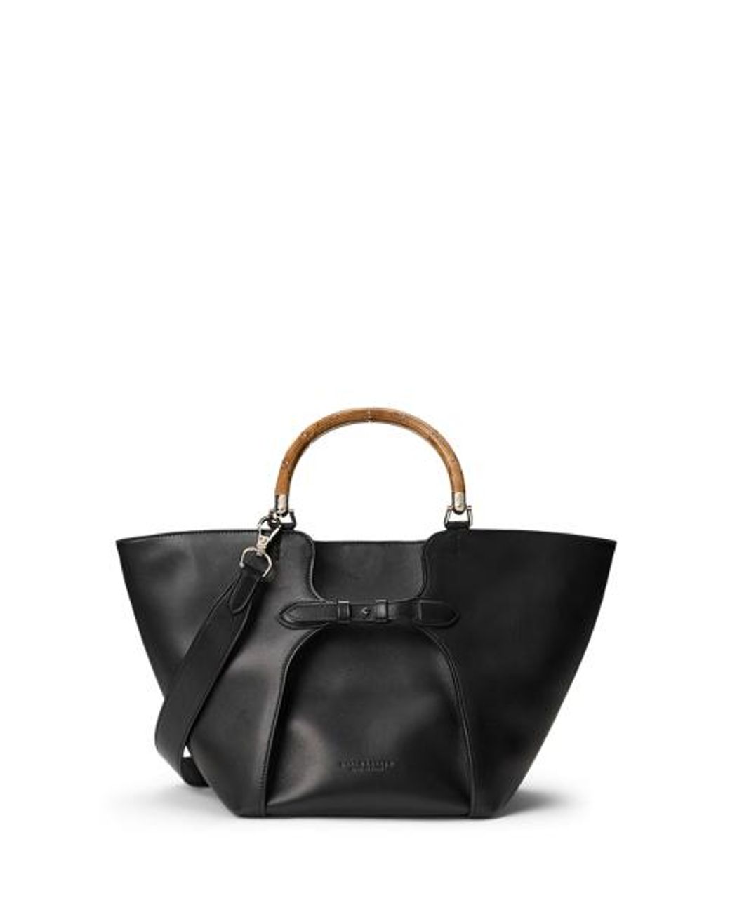 Ralph Lauren Black The Ralph Lauren Calfskin Tote