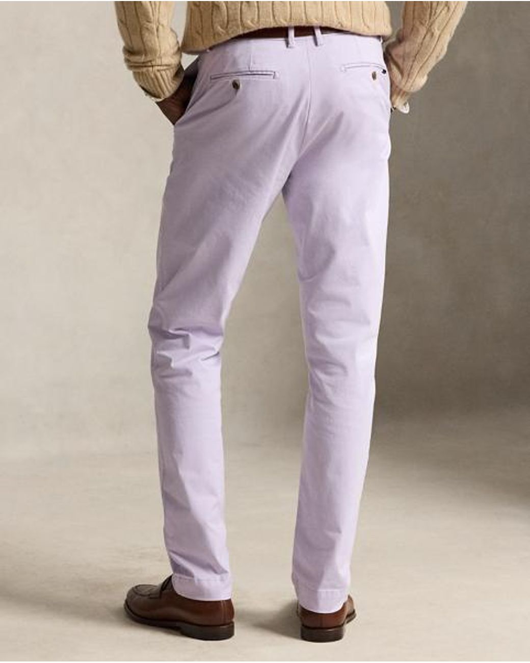 Polo Ralph Lauren Purple Jarrett Slim Fit Sateen Trouser for men